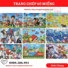 Tranh 60m (200 bộ/thùng)