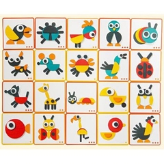 Ghép gỗ hình con vật (48 bộ/thùng)
