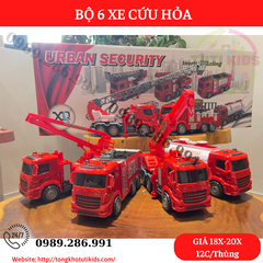 Xe đỏ(12 bộ/thùng)