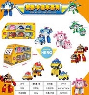 Set 6 xe biến hình Robocar Poli 868-9 (thùng 24)