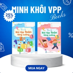Vở ô ly bài tập toán và tiếng Việt tăng cường các lớp 1,2,3,4 (Giá bìa 60k/cuốn)