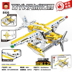 Bộ lắp ráp máy bay trực thăng 400pcs mã 866