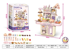 Bếp 36cm mã 36T-8 màu tím có khói