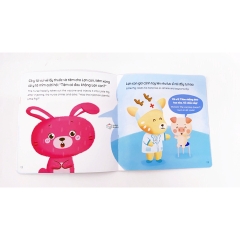 Bộ ehon kỹ năng sống song ngữ Thỏ Bông - Quét mã QR