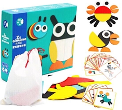 Ghép gỗ hình con vật (48 bộ/thùng)