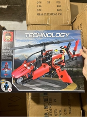 Bộ xếp hình máy bay trực thăng 222pcs mã 850