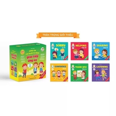 Sách bìa cứng: Cùng con rèn luyện kỹ năng giao tiếp ứng xử (Bộ 6 cuốn)