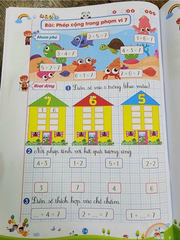 Vở ô ly toán tư duy tiền tiểu học