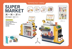 Quầy tính tiền siêu thị mini mã 668-125 Màu Vàng