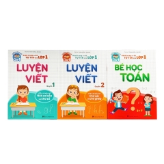 Bộ 3 quyển luyện viết - Hành trang cho bé vào lớp 1