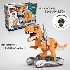 Xe chòi chân khủng long có phun sương và đèn nhạc(4 bộ/thùng)