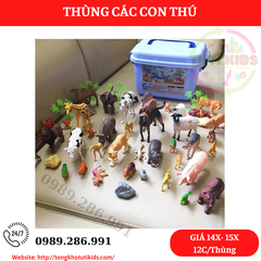 Thú (Hộp động vật 58 chi tiết)(12 bộ/thùng)