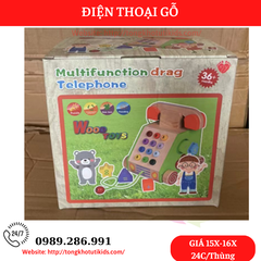 Điện thoại gỗ NTS-30 (27 bộ/thùng)