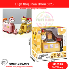 Điện thoại ô tô hươu VÀNG, HỒNG mã 6825