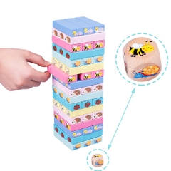 Rút gỗ màu con vật (40 bộ/thùng)