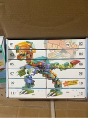 Lego khủng long 12pcs mã SM195B (Block 12 hộp)