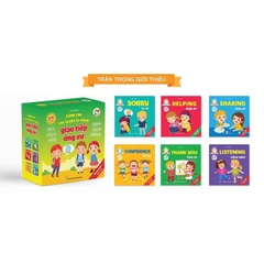Sách bìa cứng: Cùng con rèn luyện kỹ năng giao tiếp ứng xử (Bộ 6 cuốn)