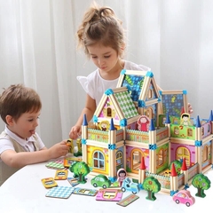 Mô hình nhà gỗ 3D (36 bộ/thùng)