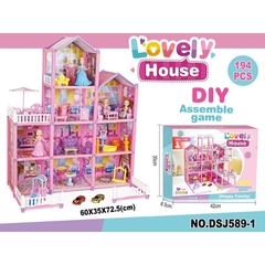 Biệt thự búp bê 194pcs(12 bộ/thùng)