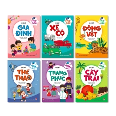 Bộ 6 cuốn cùng bé rèn tư duy