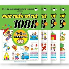 Bộ 4 cuốn phát triển trí tuệ 1088 4-5 tuổi