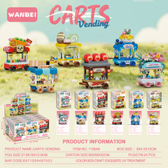 Bộ xếp hình quầy bán hàng mini mã 11064B (bán khay 6 hộp)