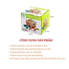 Hộp thả hình khối (24 bộ/thùng)