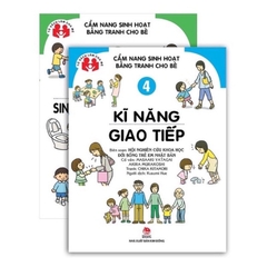 Cẩm nang sinh hoạt bằng tranh cho bé (Bộ 4 cuốn)