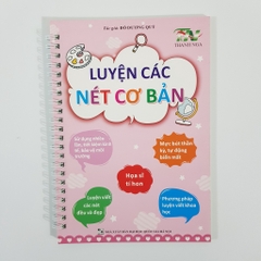 Vở tập viết mực tự xóa Thanh Nga set 3 cuốn