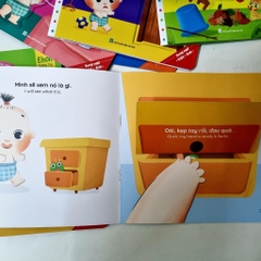 Bộ ehon tương tác lật mở song ngữ Anh - Việt 10 cuốn