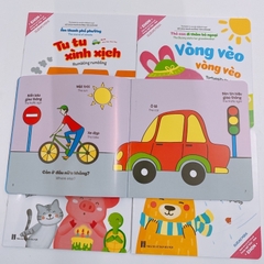 Bộ ehon âm thanh, hình khối song ngữ 8 cuốn