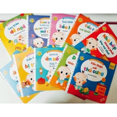 Bộ ehon tương tác lật mở song ngữ Anh - Việt 10 cuốn