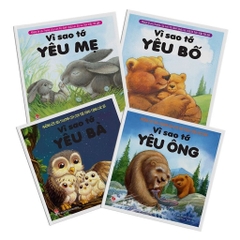 Combo 4 cuốn vì sao tớ yêu ông, bà, bố, mẹ