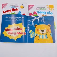 Bộ ehon âm thanh, hình khối song ngữ 8 cuốn