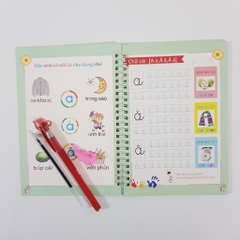 Vở tập viết mực tự xóa Thanh Nga set 3 cuốn