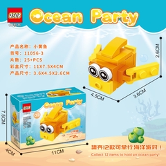 Bộ xếp hình động vật biển 12 mẫu mã 11056B (Bán theo lốc 12 hộp)