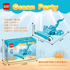 Bộ xếp hình động vật biển 12 mẫu mã 11056B (Bán theo lốc 12 hộp)