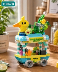 Bộ xếp hình quầy ăn vặt mini mã 11067B (bán khay 12 hộp)