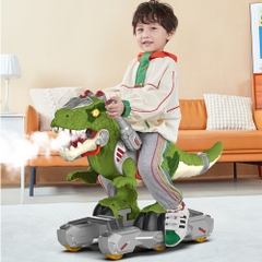 Xe chòi chân khủng long có phun sương và đèn nhạc(4 bộ/thùng)