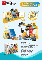 Lego lắp ghép công trình (có đèn nhạc) 3826