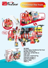 Lego lắp ghép cứu hoả (có đèn nhạc)3823