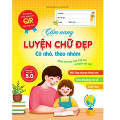 Cẩm nang luyện chữ đẹp cỡ nhỏ theo nhóm