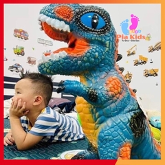 Mô hình khủng long nhựa T-REX bằng cao su mềm 022-7(12 bộ/thùng)