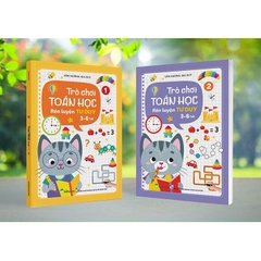 Sách trò chơi toán học - rèn luyện tư duy 2 cuốn