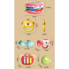 Bộ nhạc trống 5in1 BD-2C 2 màu (36b/thùng)