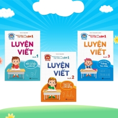 Bộ 3 quyển luyện viết - Hành trang cho bé vào lớp 1