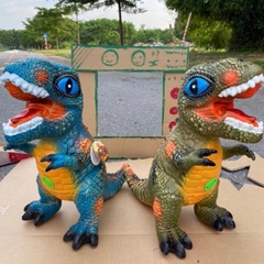 Mô hình khủng long nhựa T-REX bằng cao su mềm 022-7(12 bộ/thùng)
