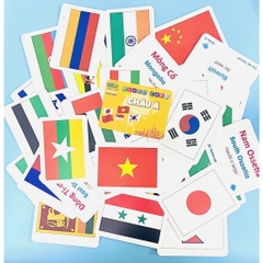 Bộ flash card quốc kỳ các nước bản mới