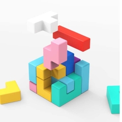 Xếp gạch hình ngôi nhà Tetris ELSFK