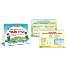 Bộ lịch bảng tổng hợp công thức toán THCS (Phiên bản 5.0)